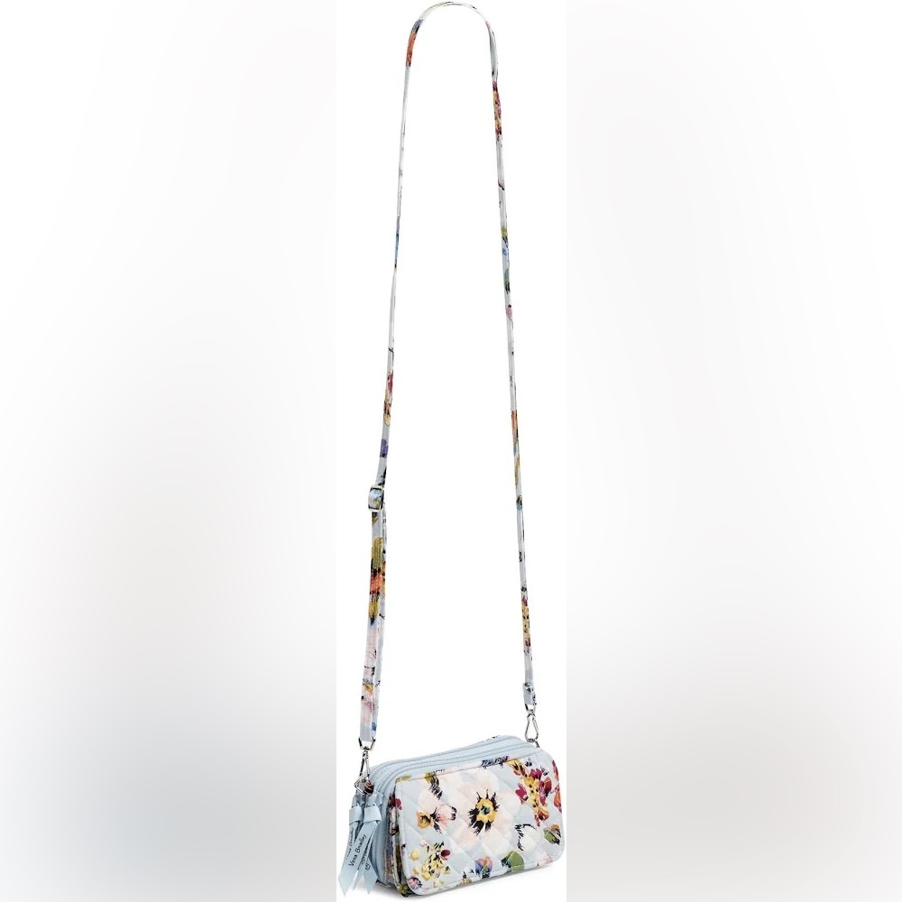 NWT • Vera Bradley - Accordion Wristlet Sea Air Floral - ALL IN ONE CROSSBODY - Picture 8 of 8